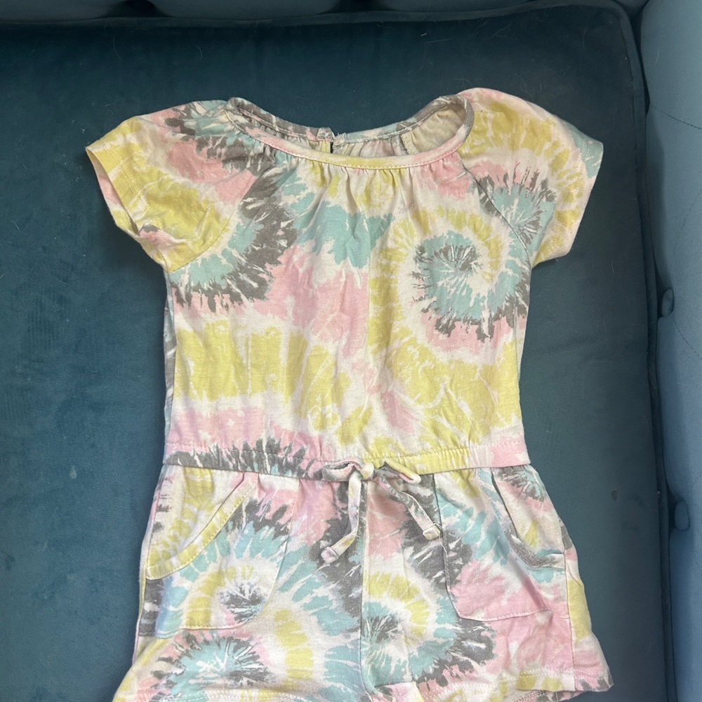 Colorful Tie-Dye Kids Bodysuit